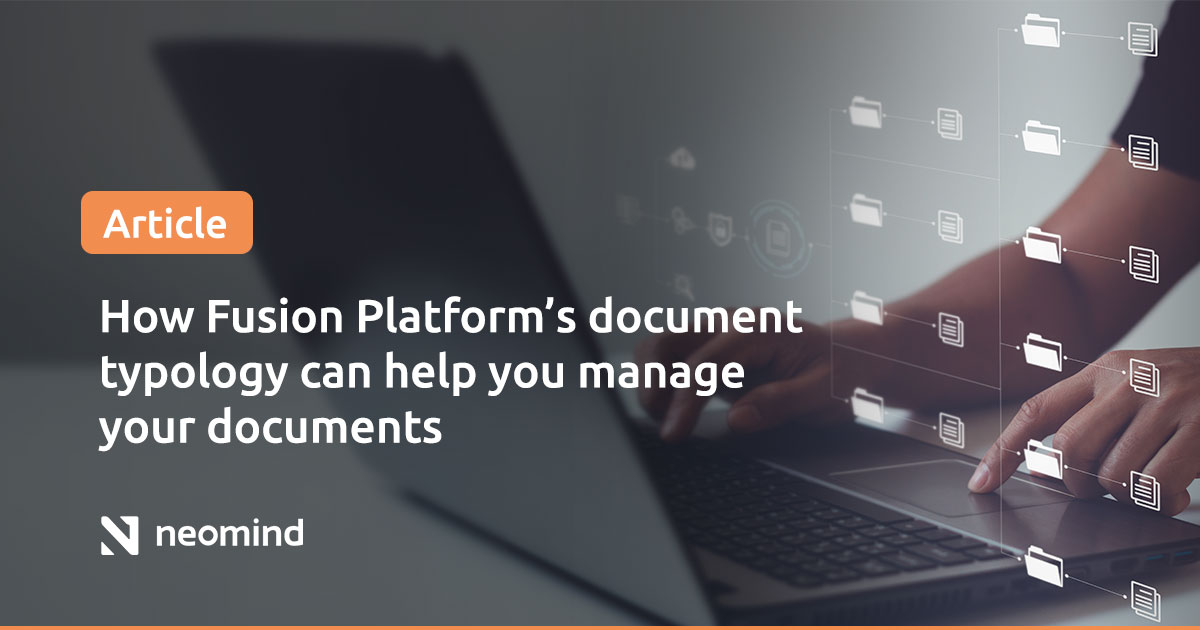 How Fusion Platform's document typology can help you manage your documents